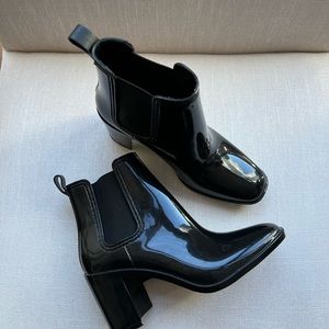 Jeffrey Campbell Black Rainboots